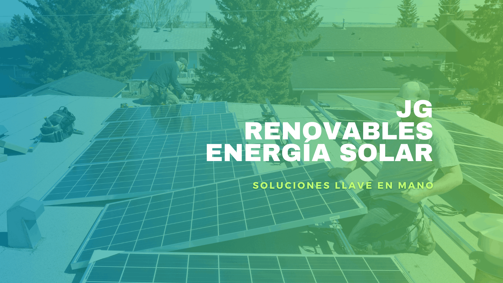 Instalación de paneles solares JG Renovables